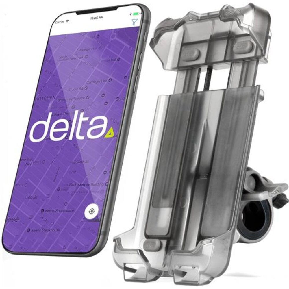 Bicycle Phone Mount By Delta Cycle - Lockable Bike Phone Mount Handleba